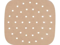 Nerthus Quadratisches Backpapier für Airfryer gelocht 100 Stück