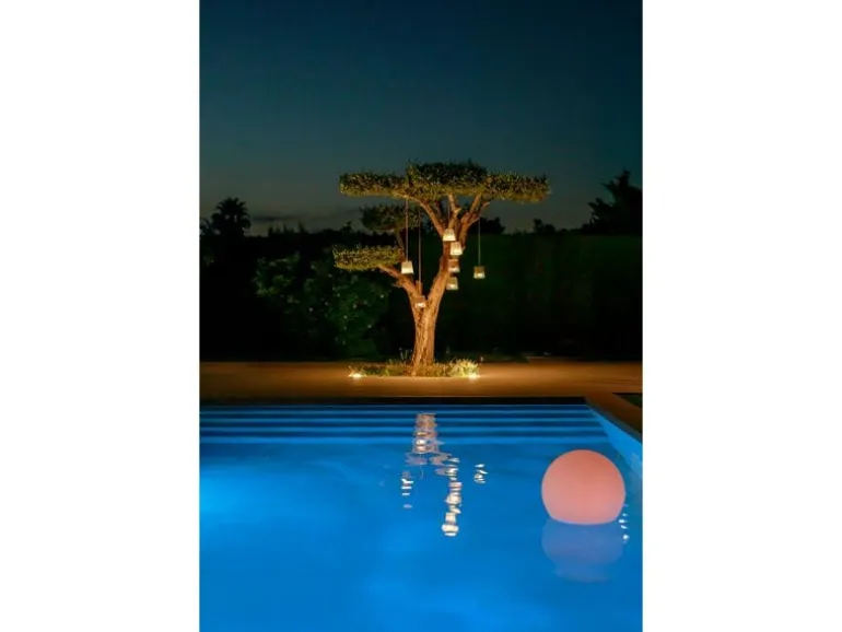 new Garden Gartenlicht Mini Conta Hang Weiss