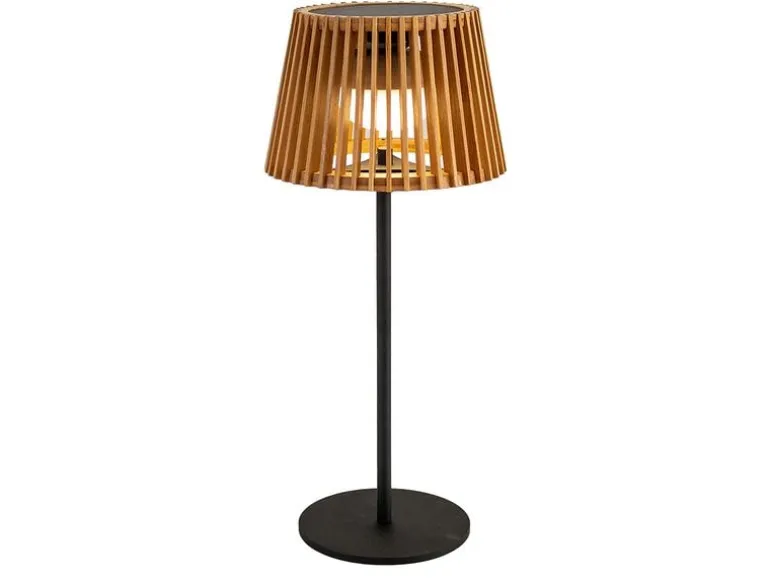 new Garden Okinawa Bambus-Solar-Tischlampe