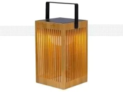 new Garden Okinawa Lantern kabellose, tragbare Laterne Braun