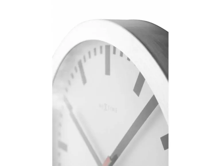 NeXtime Wanduhr Station Ø 35 cm Weiss