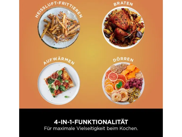 Ninja Heissluft-Fritteuse Pro schwarz 4.7 l