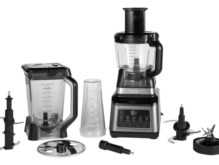 Ninja 3-in-1-Küchenmaschine & Mixer mit Auto-iQ Schwarz
