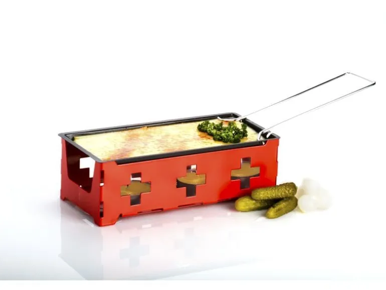 Nouvel Teelicht-Raclette Heat Cheese! @home Rot