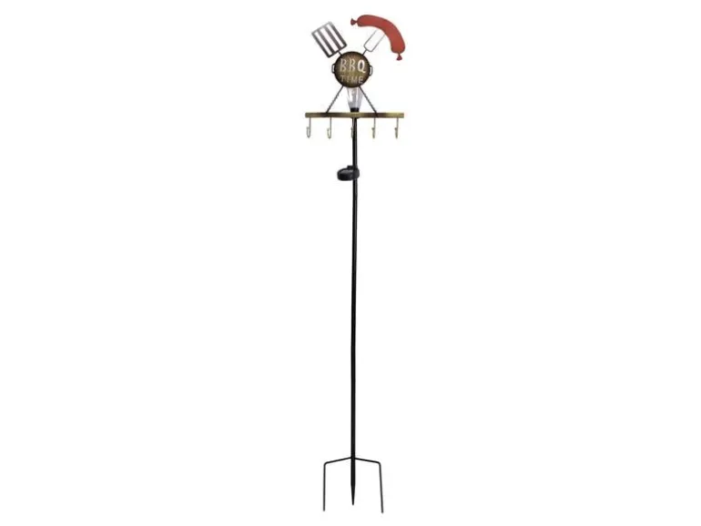 Näve Gartenlicht LED-Solar Erdspiess BBQ, Rost