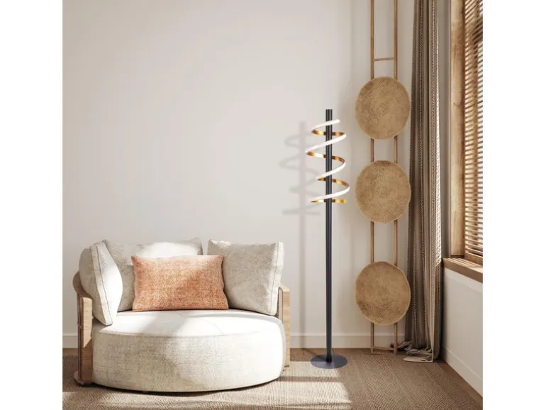 Näve Stehleuchte LED «BELLEZA» Gold