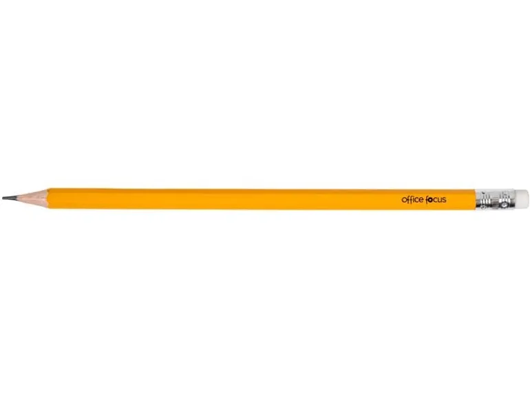 office focus Bleistift Office Focus mit Radiergummi 12 Stück