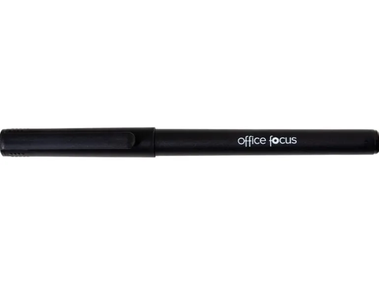 office focus Fineliner Office Focus Schwarz, 12 Stück