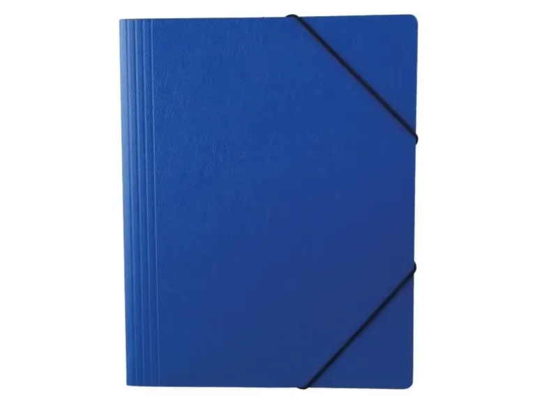 office focus Gummibandmappe A4 ohne Etikette Blau