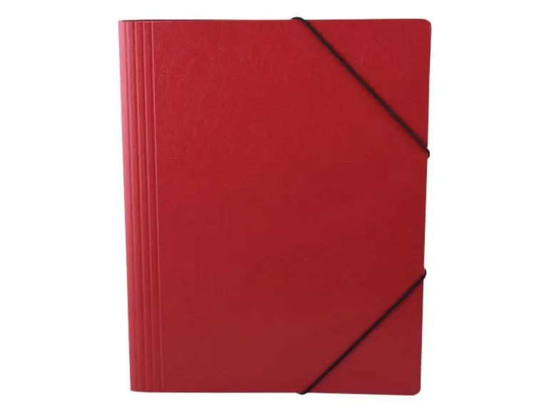 office focus Gummibandmappe A4 ohne Etikette Rot