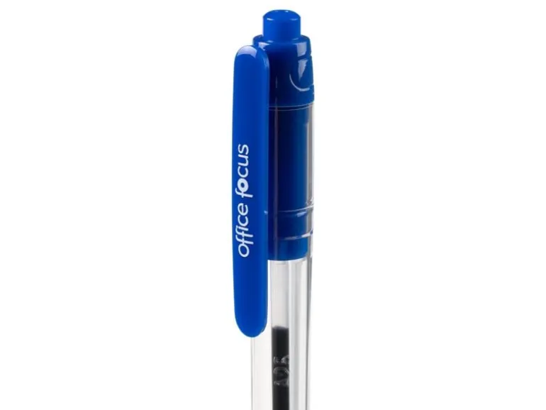 office focus Kugelschreiber Office Focus 1 mm Mine, Blau, 12 Stück