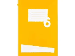 office focus Schulheft A4, Liniert, Orange, 10 Stück