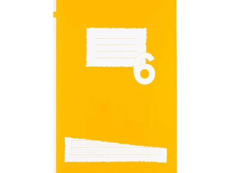 office focus Schulheft A4, Liniert, Orange, 10 Stück