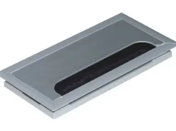 OK-LINE Kabeldurchlass Aluminium eloxiert 80 x 240 x 16 mm