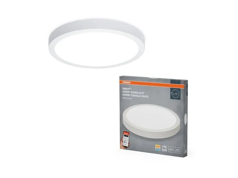 OSRAM Deckenleuchte SMART+ Matter Surface Downlight 40 cm, TW