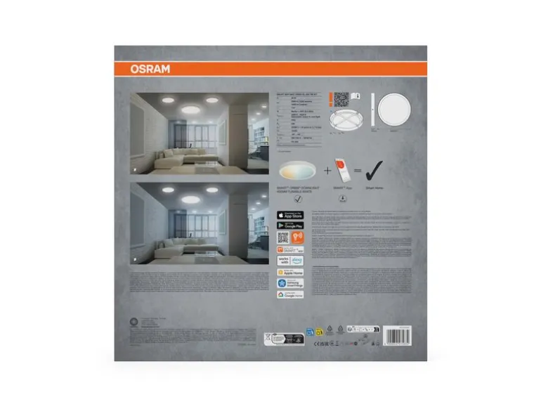OSRAM Deckenleuchte SMART+ Matter Surface Downlight 40 cm, TW