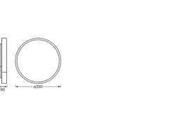 OSRAM Deckenleuchte Smart+ Orbis Ceiling White 350 mm TW