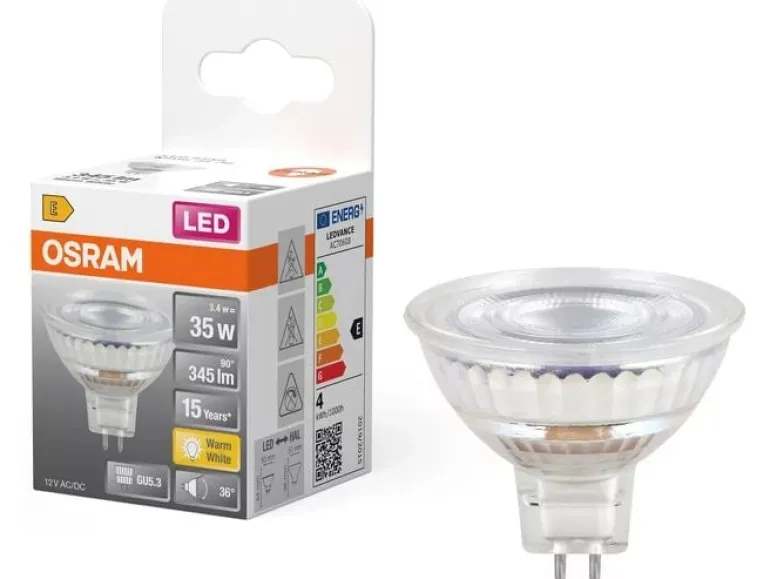 OSRAM Lampe LED STAR MR16 3.4W Warmweiss (WW)