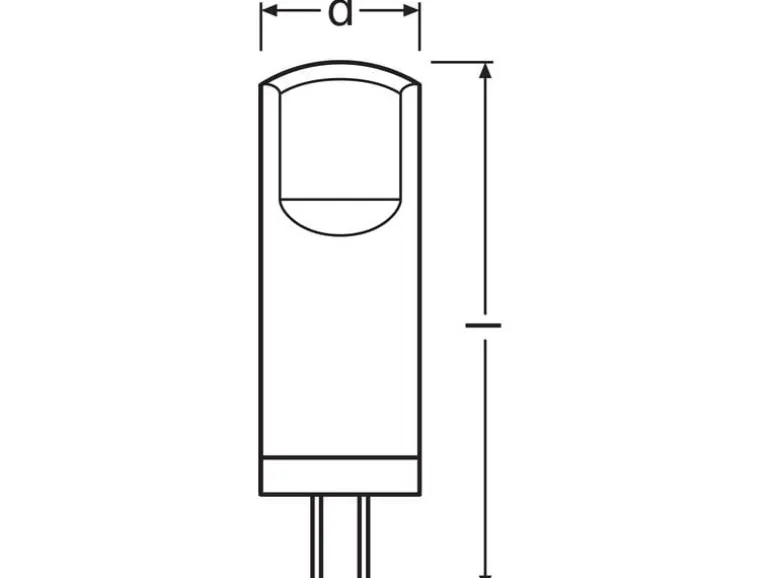 OSRAM Lampe Pin 20, 300 °, 1.8W, G4, Warmweiss (WW)