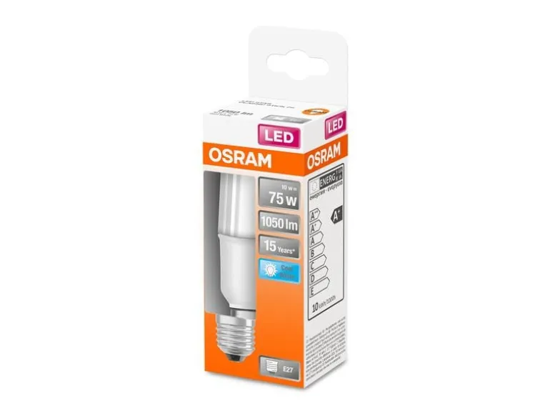 OSRAM Lampe Star CL Stick, 10W, E27 Neutralweiss (NW)
