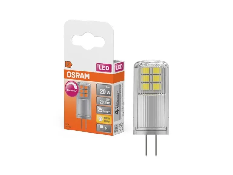 OSRAM Lampe Superstar Pin 20, 2W, G4 Warmweiss (WW)