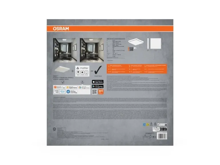 OSRAM LED-Panel SMART+ Matter Planon Sparkle 450 x 450 mm TW