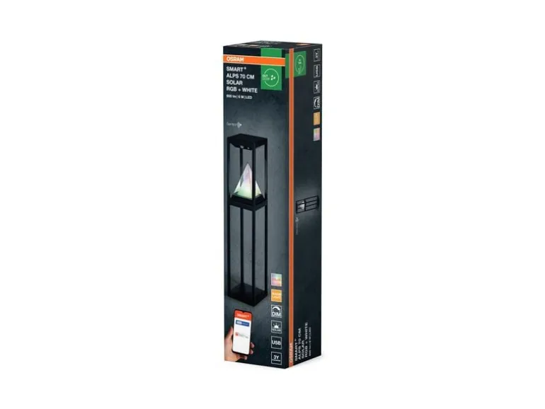 OSRAM Outdoor Gartenspot SMART+ Solar Alps Pollard RGB + W