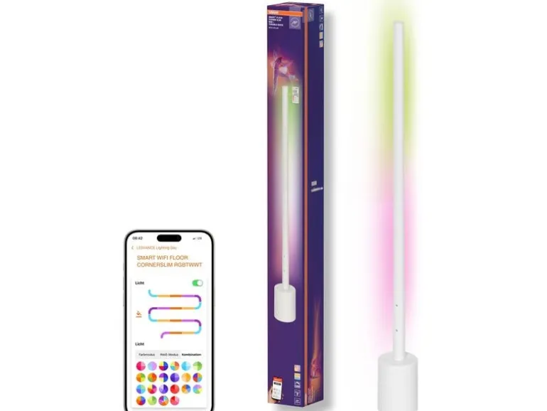 OSRAM Stehleuchte SMART+ FLOOR CORNER SLIM RGB + TW + RC