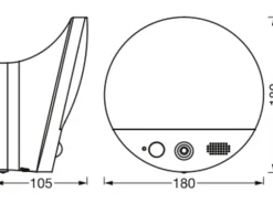 OSRAM Strahler SMART+ Outdoor Round