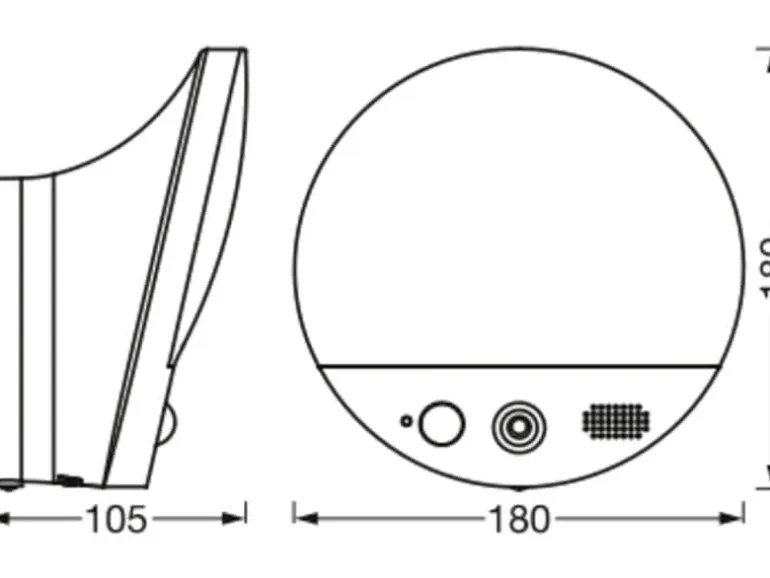 OSRAM Strahler SMART+ Outdoor Round