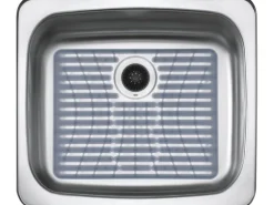 Oxo Good Grips Spülbeckenmatte, 43 x 32 cm, Silikon, Grau