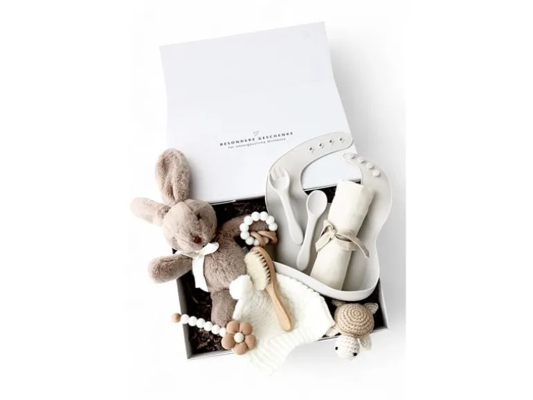 Oykami Baby Geschenkbox Lunelle Weiss