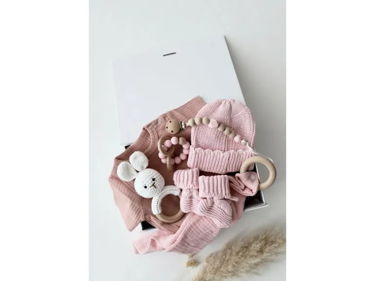 Oykami Baby Geschenkbox Rosa Palermo Hase