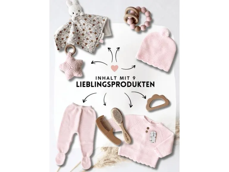 Oykami Geschenkset Babybox Siena Rosa