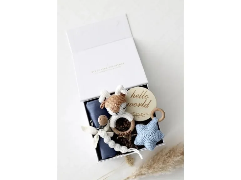 Oykami Geschenkset Fidschi Blau mit Elch