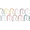 Pantone by Copenhagen Design Schlüsselanhänger Key Chain Long Rot, 48.0 x 3.3 cm, Long