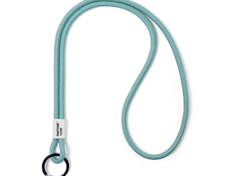 Pantone by Copenhagen Design Schlüsselband Nylon Metall Ice Blue 48 cm