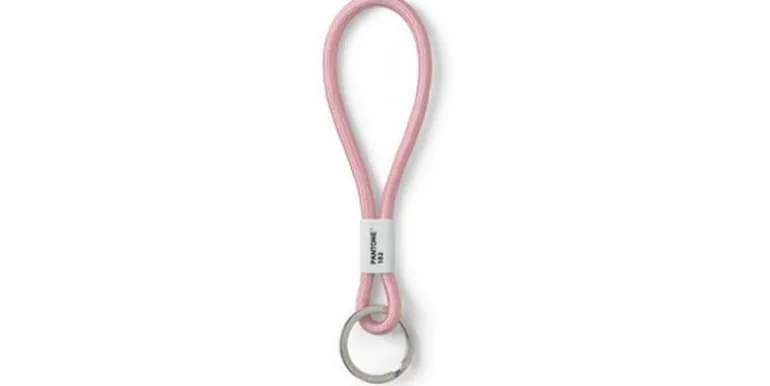 Pantone by Copenhagen Design Schlüsselanhänger Key Chain Short Nylon Hellrosa 18 x 3.3 cm
