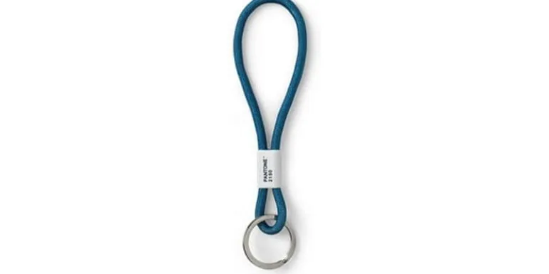 Pantone by Copenhagen Design Schlüsselanhänger Key Chain Short Blau 18 x 3.3 cm kurz