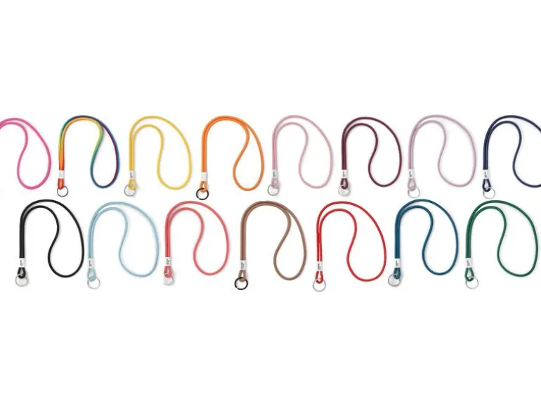 Pantone by Copenhagen Design Schlüsselanhänger Key Chain Long Nylon 48 cm Living Coral