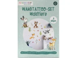 Papierdrachen Wandtattoo-Set Waldtiere