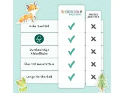 Papierdrachen Wandtattoo-Set Waldtiere