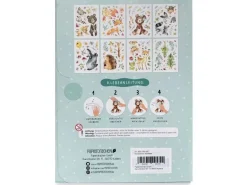 Papierdrachen Wandtattoo-Set Waldtiere