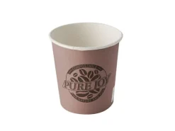 Papstar Einweg-Kaffeebecher Pure 100 ml 80 Stück, Lila