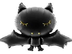 Partydeco Ballons Folienballon Fledermaus 80 x 52 cm, Schwarz