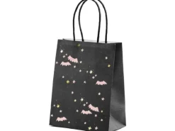 Partydeco Geschenkbox Fledermäuse Schwarz