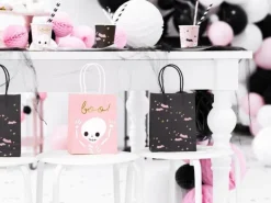 Partydeco Geschenkbox Fledermäuse Schwarz