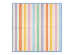 Partydeco Papierservietten Streifen 33 cm x 33 cm
