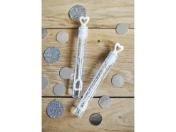 Partydeco Partyaccessoire Seifenblasen Herz, Weiss, 48 Stück