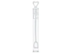 Partydeco Partyaccessoire Seifenblasen Herz, Weiss, 48 Stück